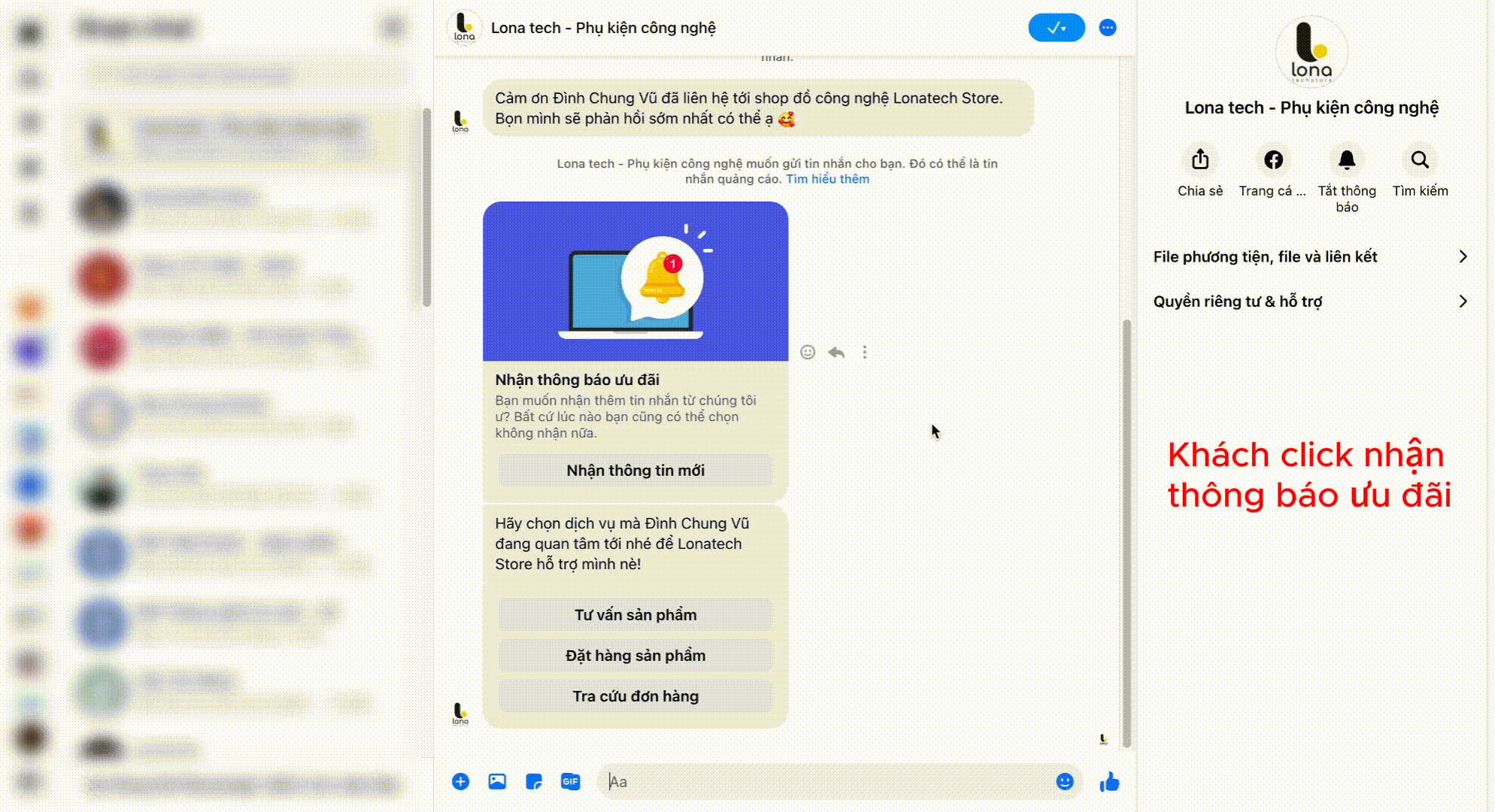 Tự động tạo phễu để Remarketing